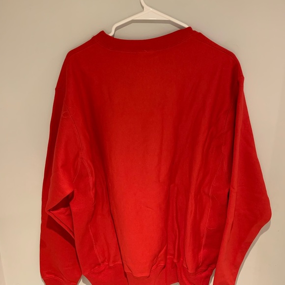 Champion Men's Sweatshirt, Reverse Weave, Fleece Crewneck Sweatshirt - Picture 4 of 4